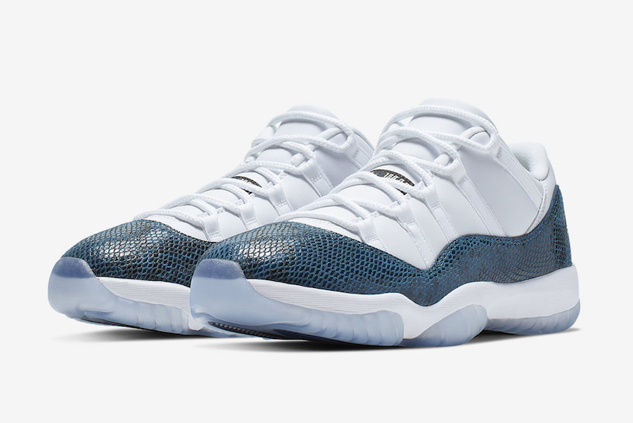 jordan 11 blue snakeskin gs