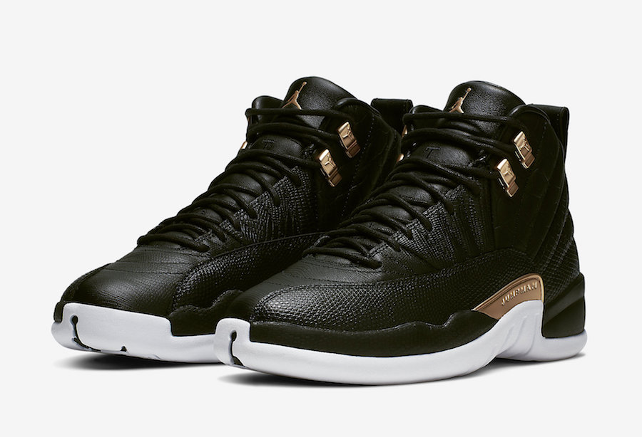 jordan 12 retro black gold