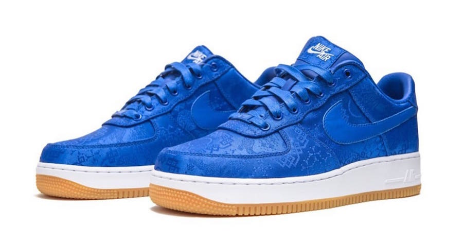 royale university blue silk air force 1