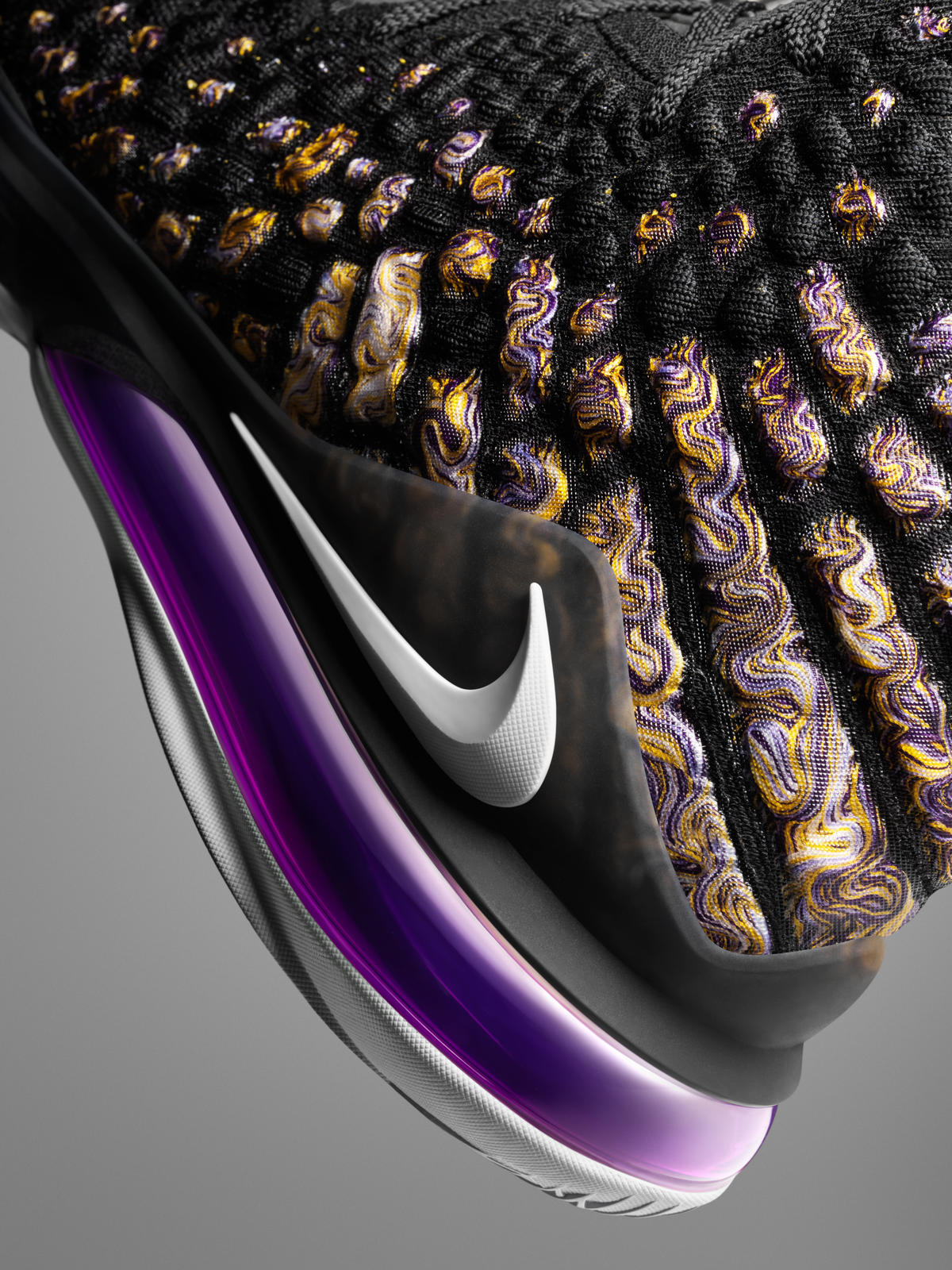 lebron 17 purple gold