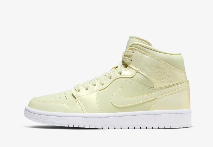 air jordan 1 mid fossil white