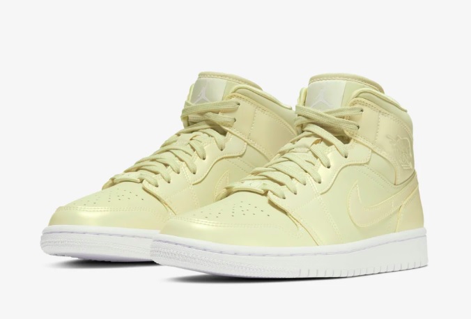 air jordan 1 mid fossil white