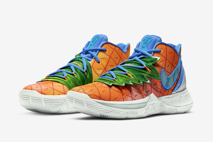 men spongebob x nike kyrie 5 pineapple house