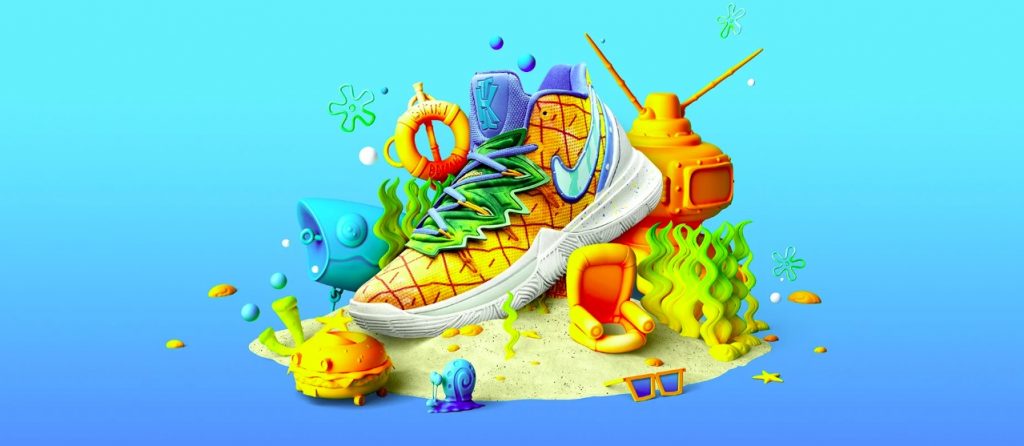 nike kyrie 5 spongebob house