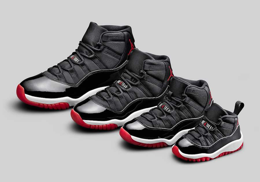 air jordan mens 11 retro bred stores