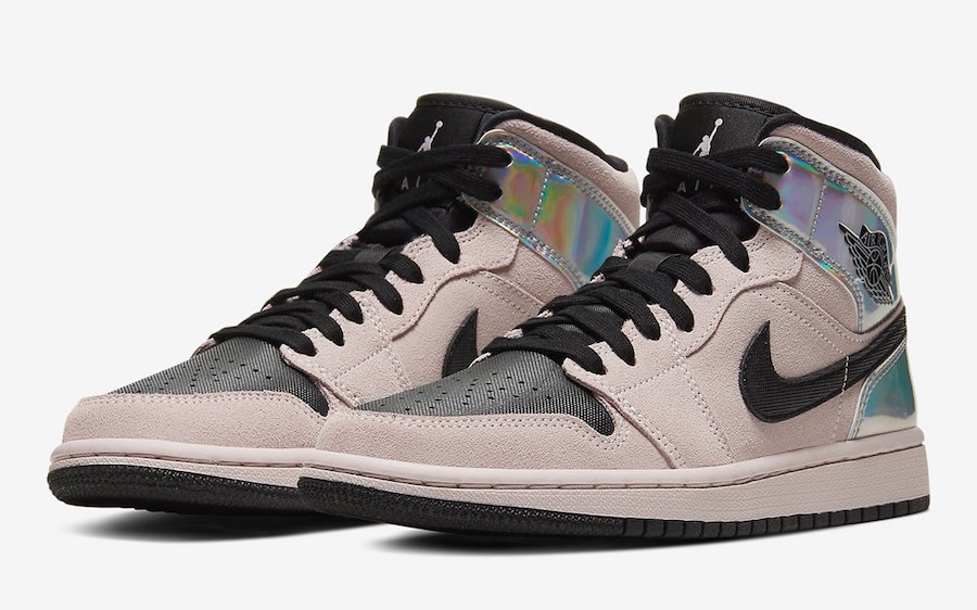 nike air jordan 1 mid barely rose