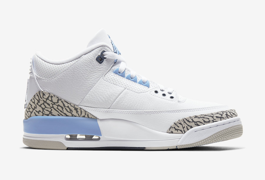 nike jordan 3 retro unc