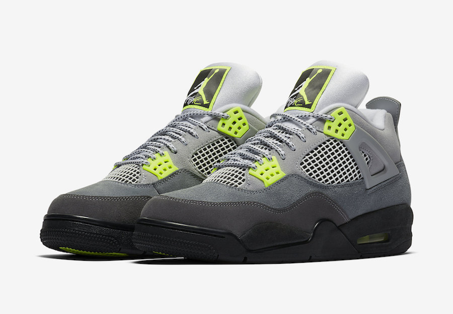 green and grey jordan 4