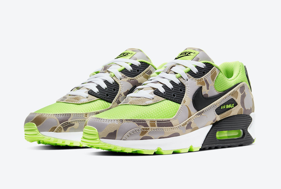 green camo air max