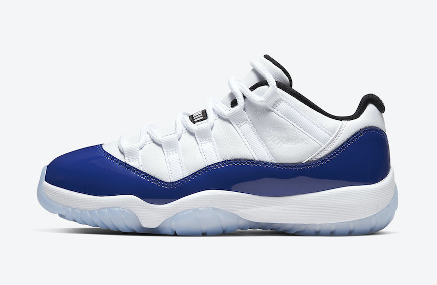 NIKE.COM GIRLS ONLY AIR JORDAN 11 LOW RETRO CONCORD HK Kicks