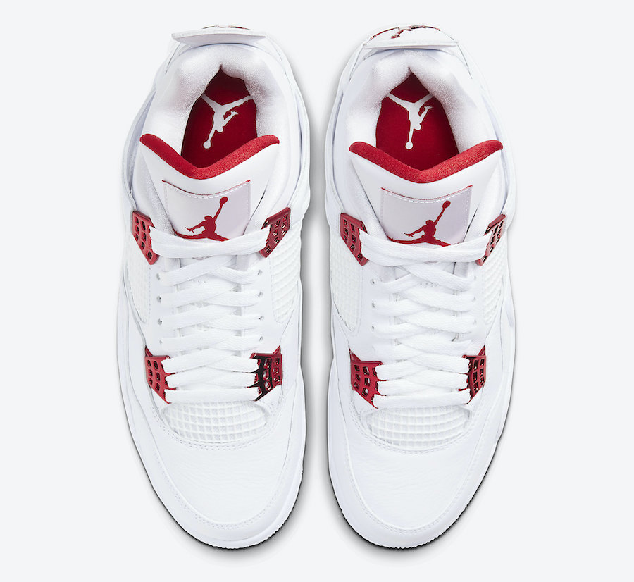 nike jordan 4 red metallic