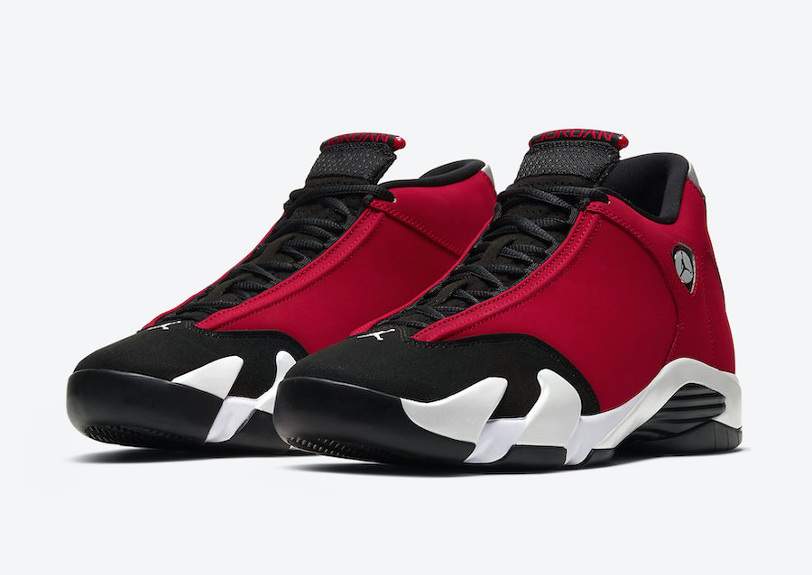 red black white jordan 14